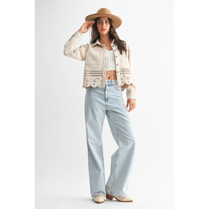 Camellia - Wholesale Jacket - Women's - LASERCUT DETAILING JACKET3