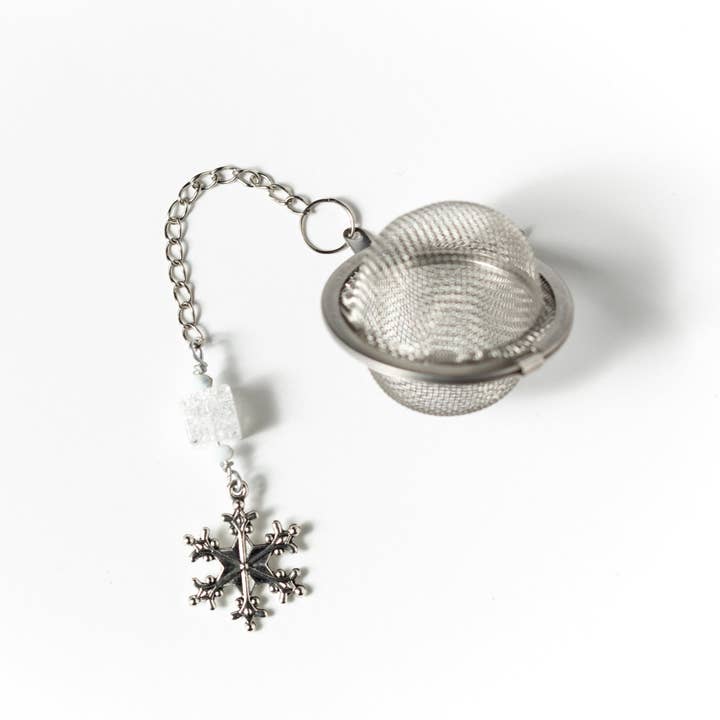 Kinley Jewelry - Wholesale Tea Strainer/Infuser - Tea Infuser Winter Snow Charmed Kitchen or Holiday Gift 3