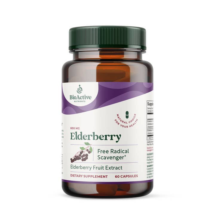 Elderberry 60 caps by BioActive Nutrients for wholesale by BioActive Nutrients