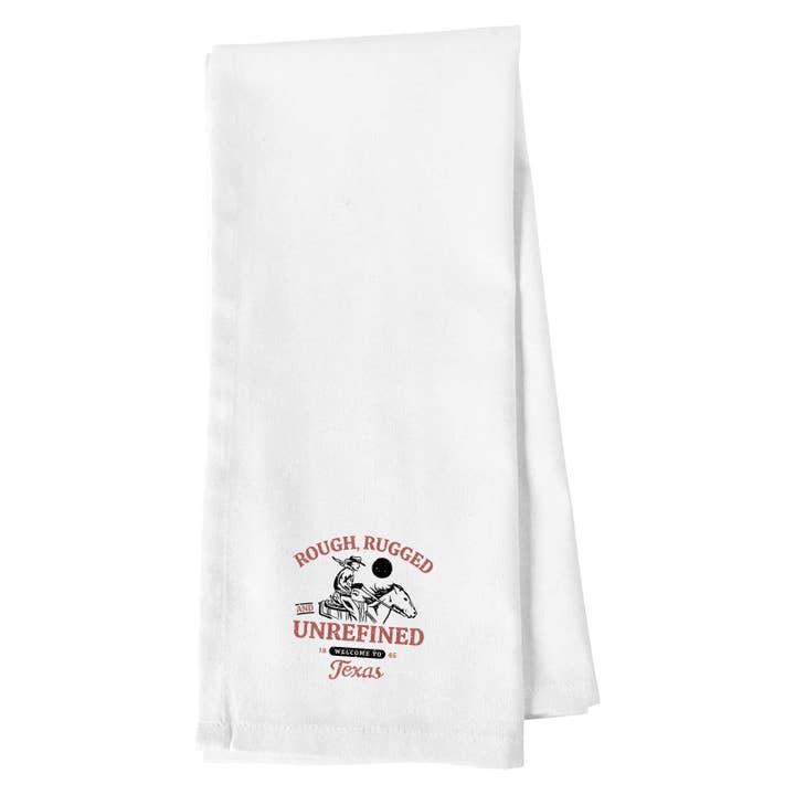Rough & Rugged Texas Dish Towel for wholesale by Made in Texas Co.