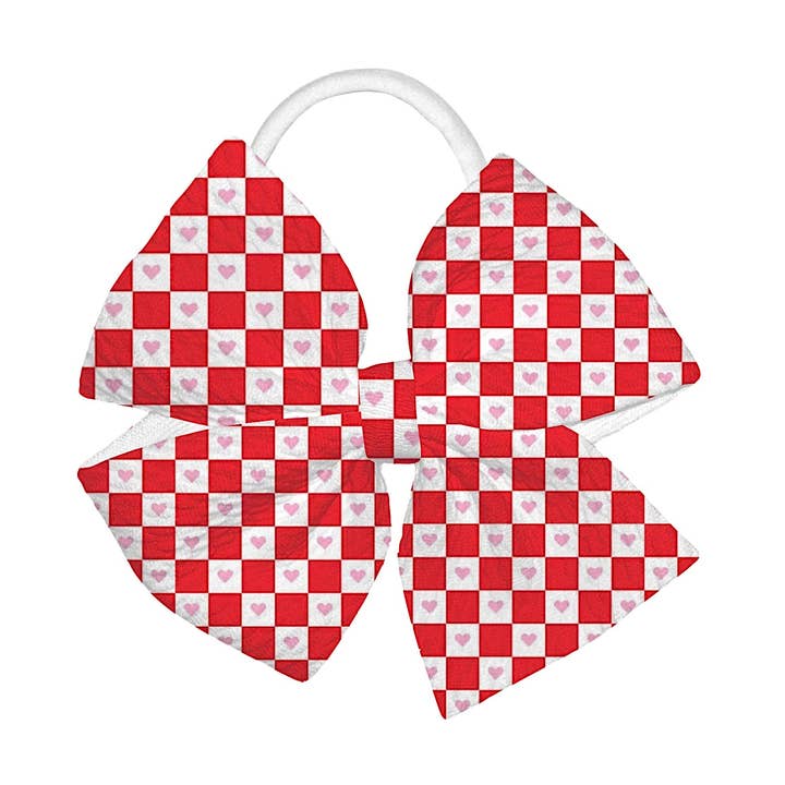 Be Mine Pinwheel Nylon Headband for wholesale by Happy Day Bowtique