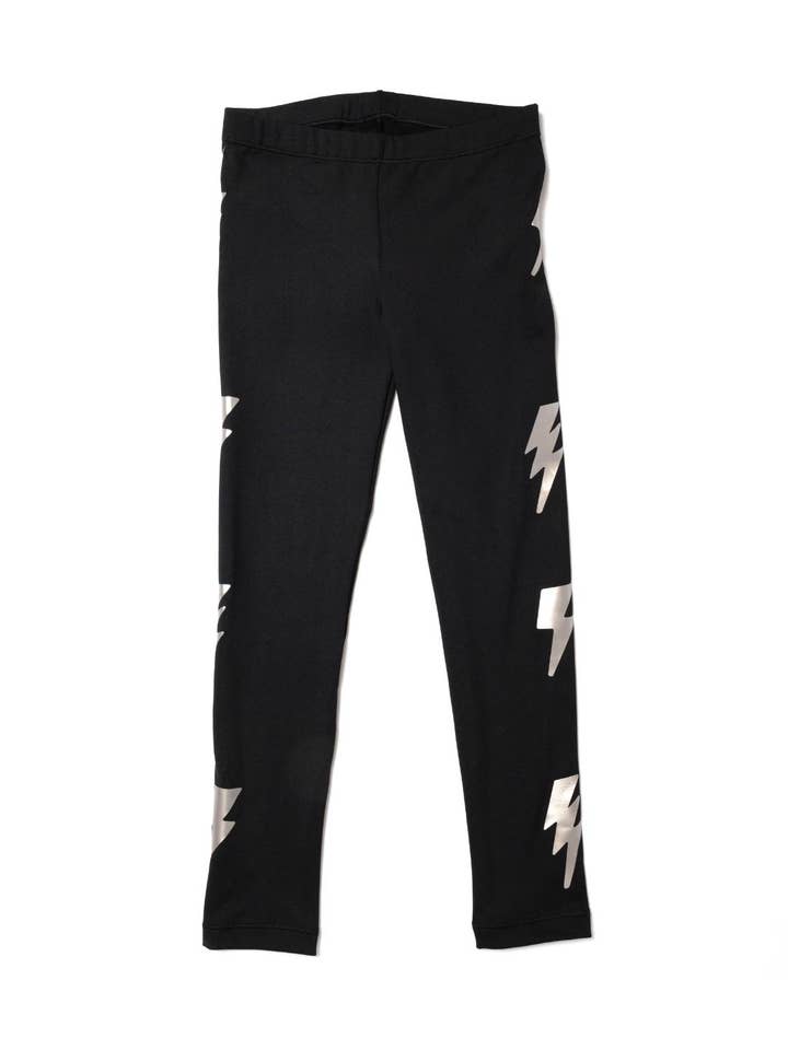 Bolts Silver Leggings for wholesale by Fanilu