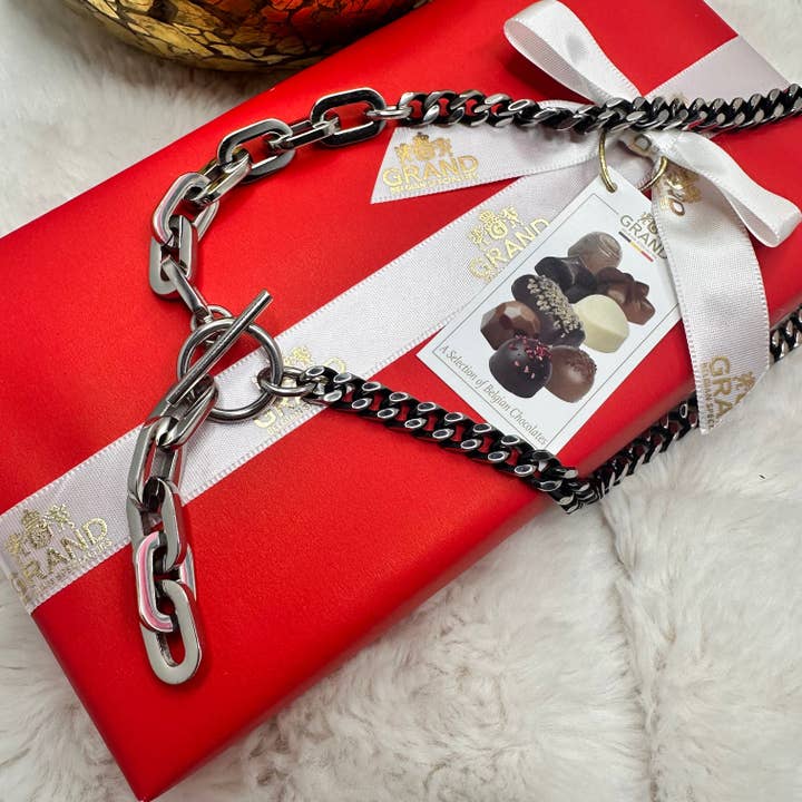 Stainless Steel Chain Y Shape Mix Cuban Link | Erika Wiilliner Designs for wholesale by Erika Williner Designs