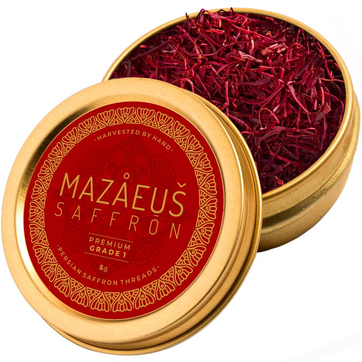 Mazaeus Saffron – wholesale Dried spice – Mazaeus Saffron - 5 gram