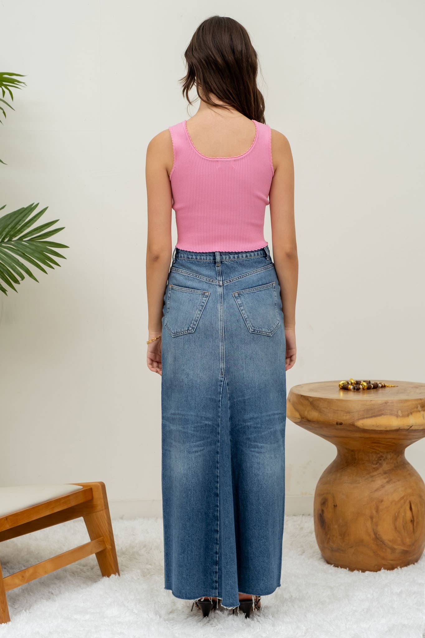 The Workshop Studio - Wholesale Knit Top - Women's - SCALLOP TRIM SWEATER KNIT CROP TOP17