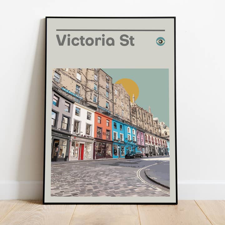 Edinburgh Print, Travel Print, wanddecoratie in Schotland voor wholesale door Jaffa Orange