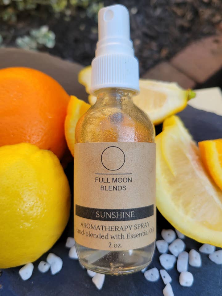 Spray aromaterapico - Sunshine per la vendita all'ingrosso da parte di Full Moon Blends