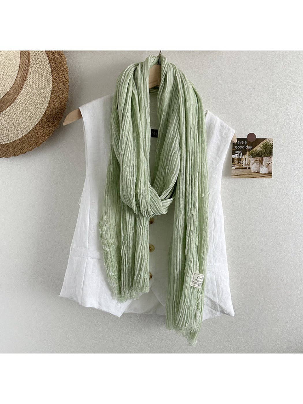 Funkyrel® Atzbranding Limited - Wholesale Scarf - Women's - Scarvii - Vintage Solid Color Shawl & Scarf2