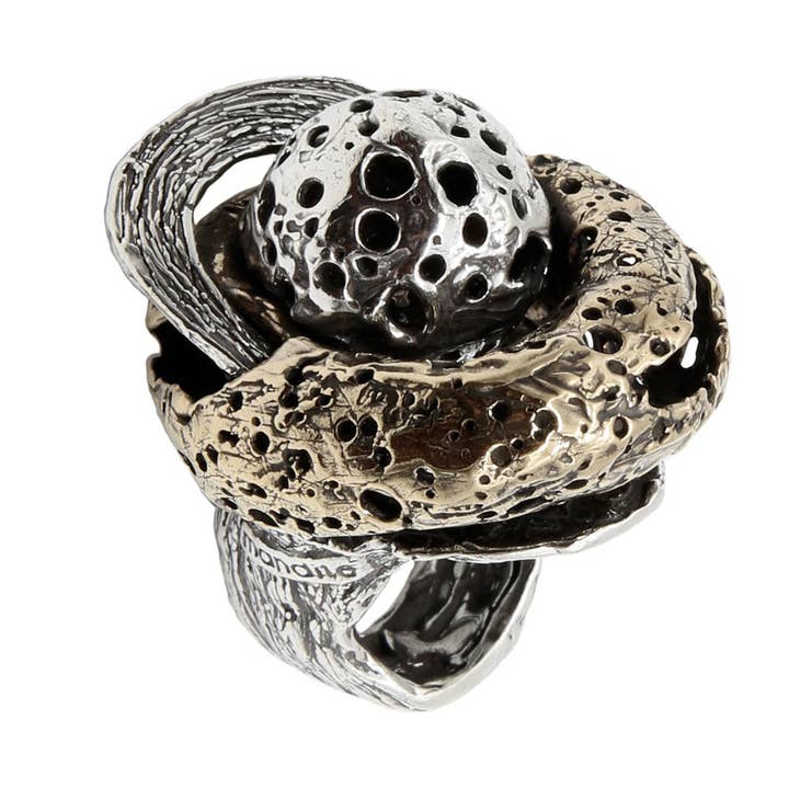 Maxi silver 925 brons kulring (AR167) för wholesale av Mandile Gioielli