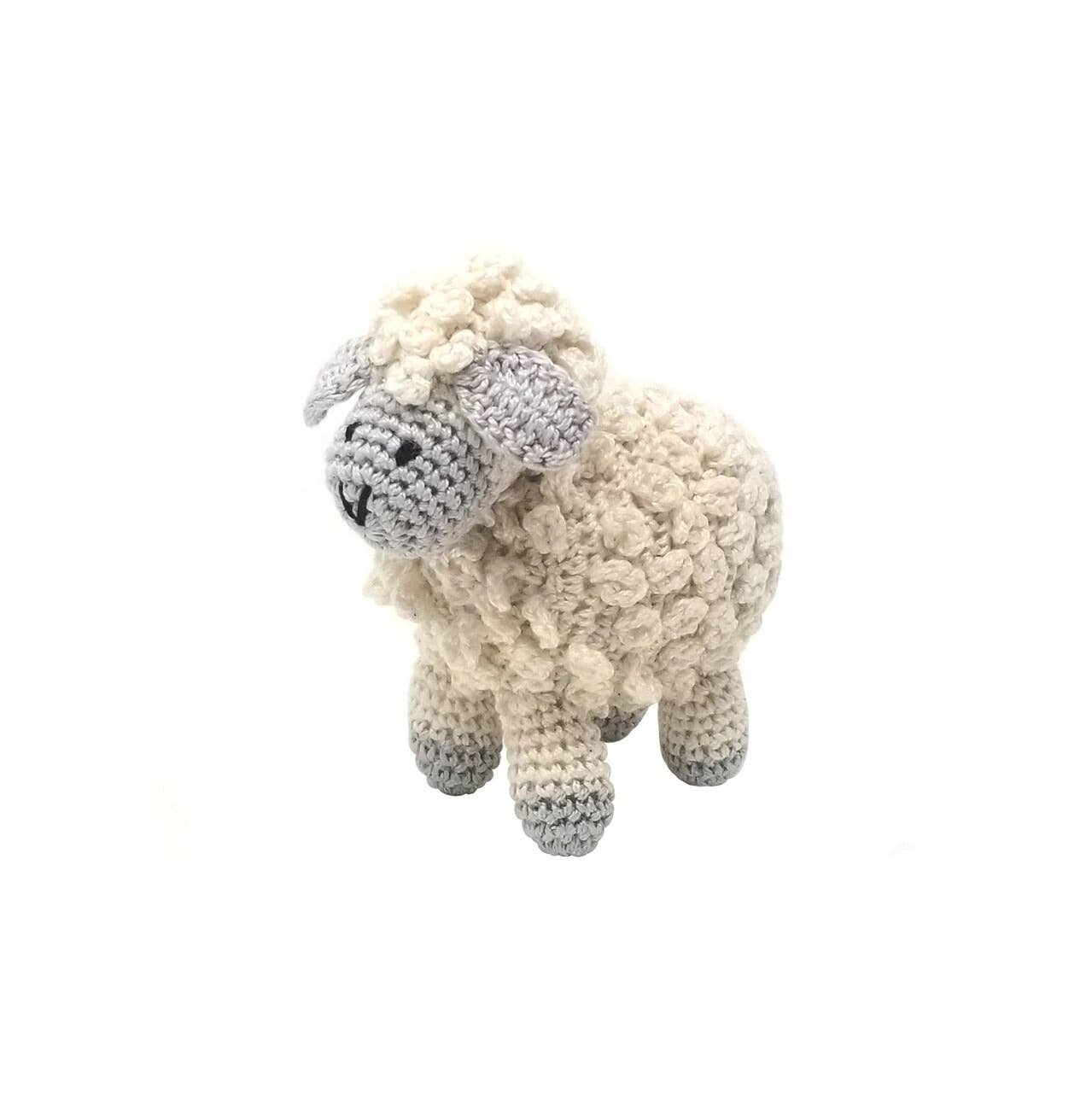 Melange Collection – wholesale Stuffed/plush toy – Kids & baby – Little Crochet Lamb - Ecru