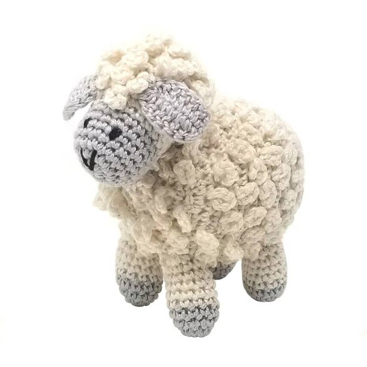 Cordeiro pequeno de crochê - Ecru por atacado de Melange Collection
