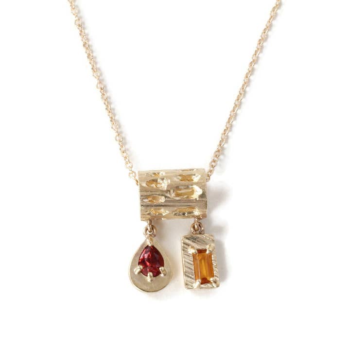 Engros Duo Charm Halskæde -N193YG10-RC, N193YG14-RC for engroshandel hos Linn.