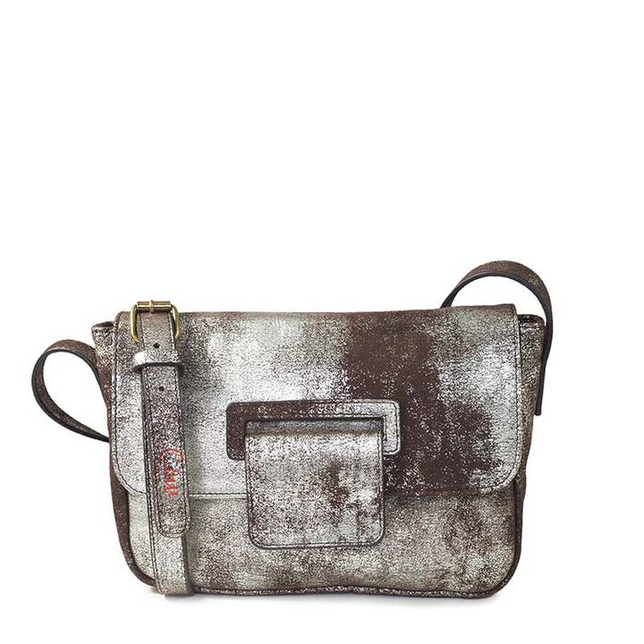 Glasgow 54 vintage effekt crossbody lædertaske for engroshandel hos C Oui