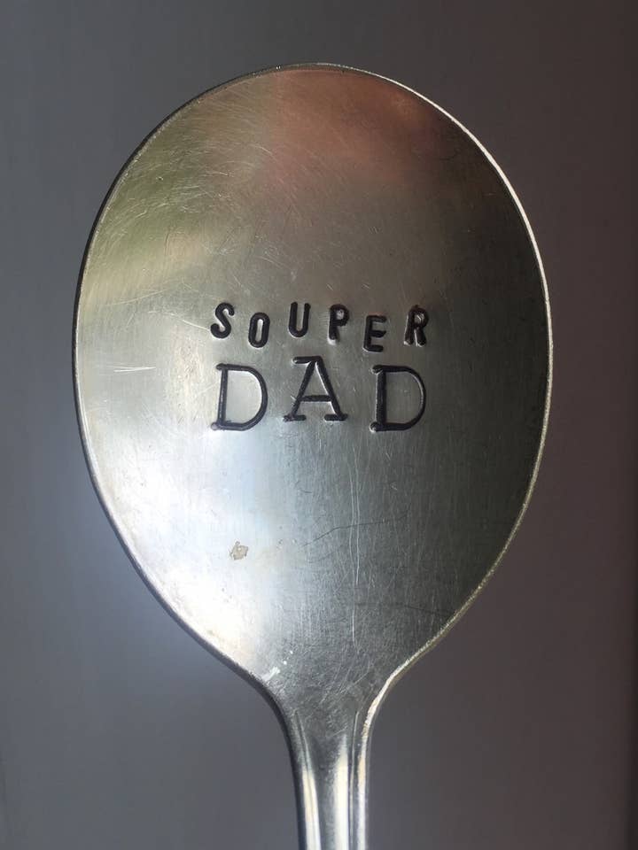 Souper Dad, Super Dad, Suppenlöffel, Vatertagsgeschenk für den Großhandel von Paka Monk