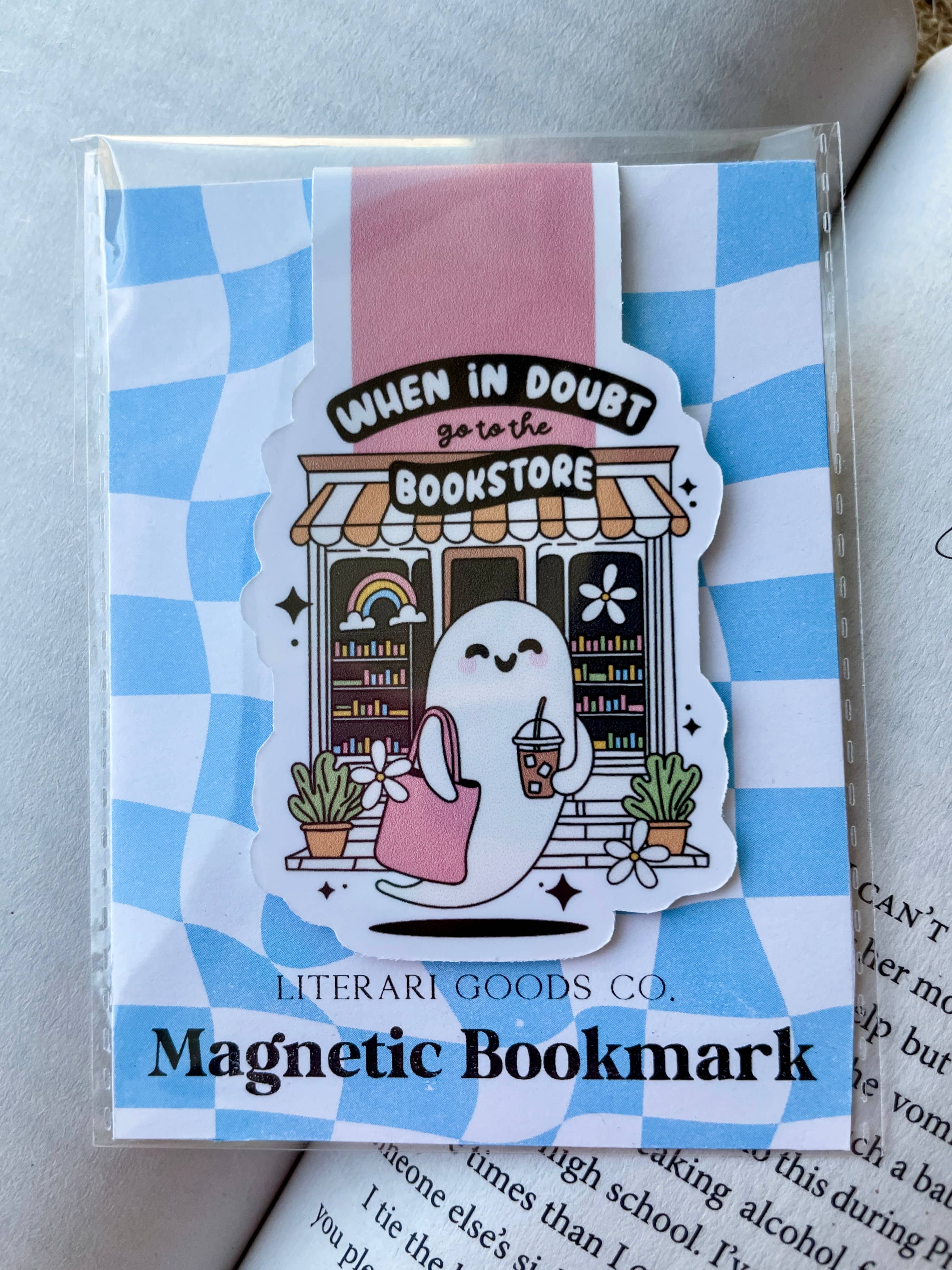 Literari Goods, Co | Book Themed Candles + Gifts – wholesale Bookmark – Magnetic Bookmark - Bookstore Ghost1