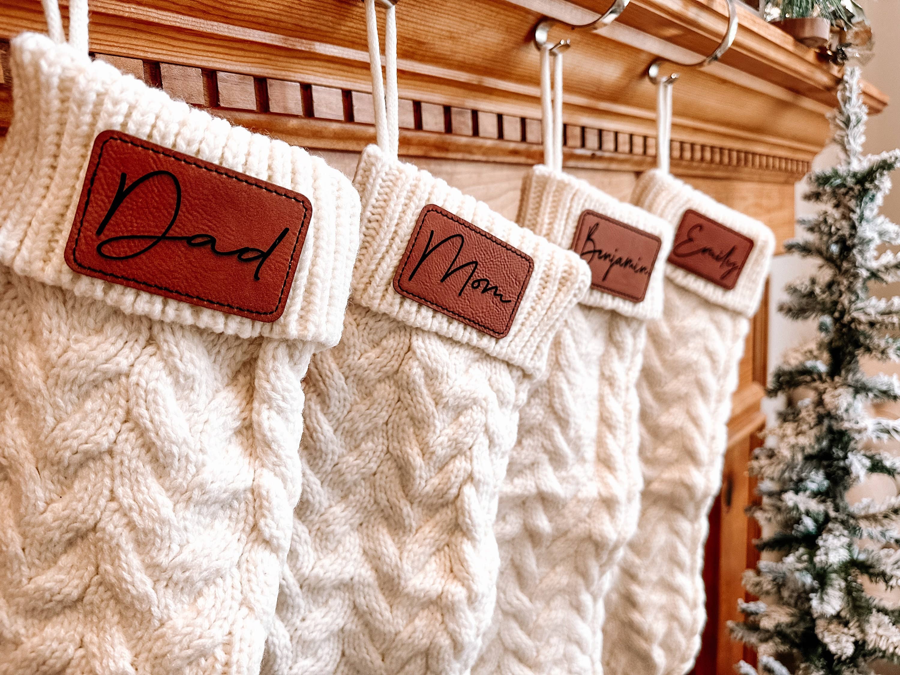 Hudson Valley Makers Co. - Wholesale Holiday Stocking - Personalized Cable Knit Stockings For Christmas, Stockings W1