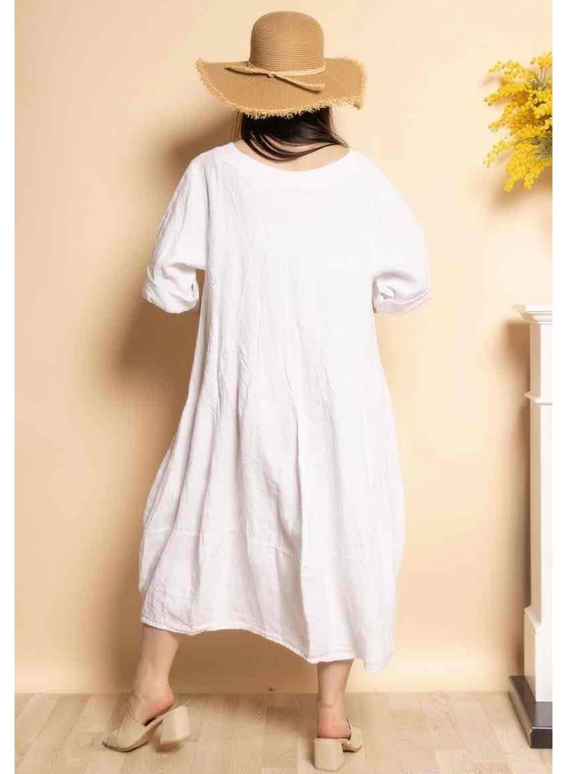 LINEN & COTTON HOUSE – wholesale Dress – Women's – 277 DRESS IN LINEN SPRING SUMMER CLOTHING9