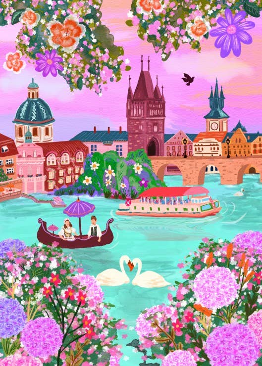 Pieces & Peace - Wholesale Puzzle - Adult - 500 Piece Puzzle - Prague, Czech Republic1