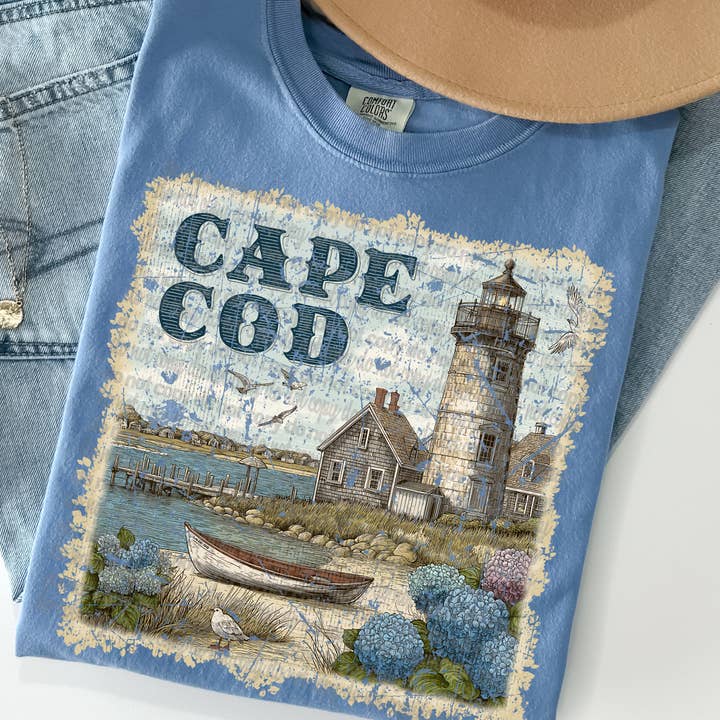 Flawless Transfers - Vente Transfert pour sublimation - Transfert DTF Timbre Vintage Cape Cod