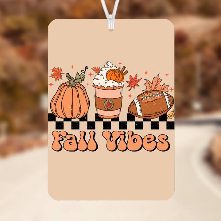 Fall Vibes Reusable Air Freshie for wholesale by Honey Designs