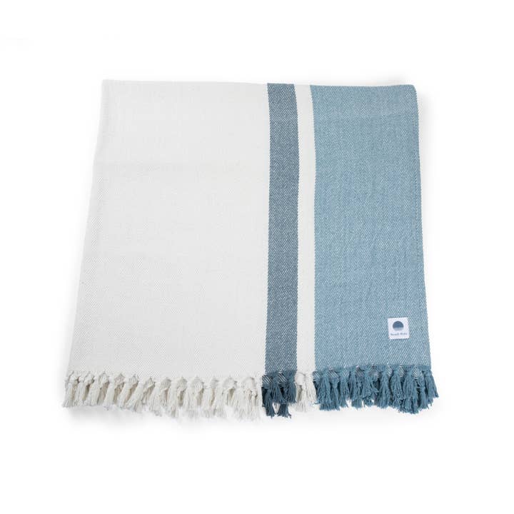 Beach State Oceanside Beach Blanket - High Tide Stripe for wholesale on Faire9