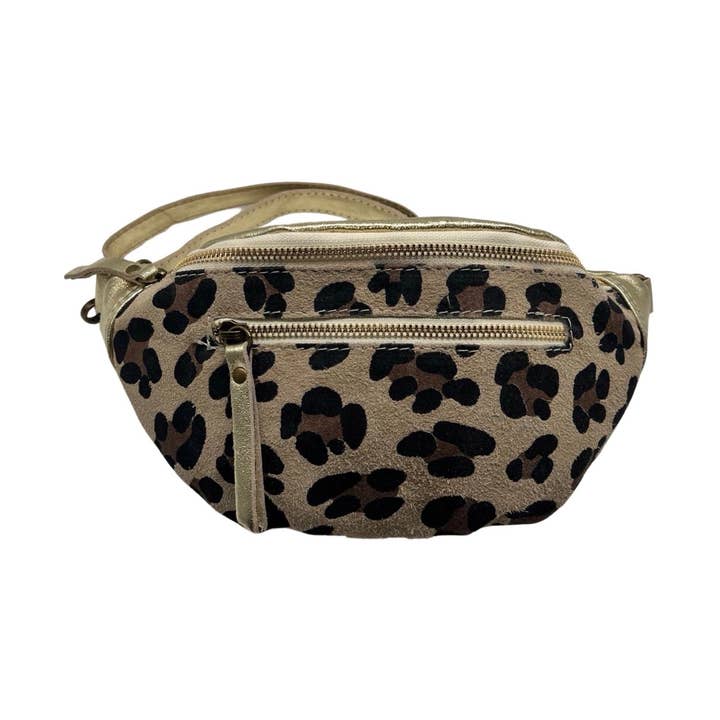 LEOPARD LEATHER TOTE BAG MM for wholesale by Louisa lee