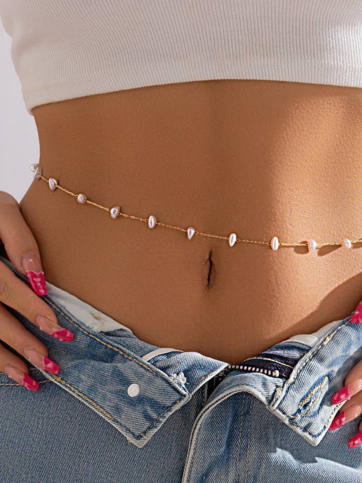 Sexy midjekedja med pärlor DPJYD8 för wholesale av Dipped Shop