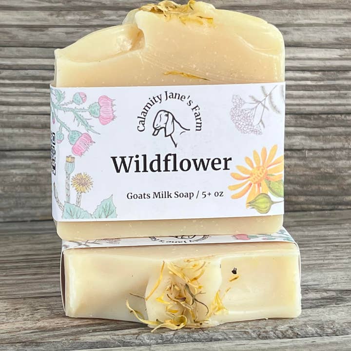 Calamity Jane’s Farm - Wholesale Bar Soap - Wildflower Goat Milk + Tallow Soap