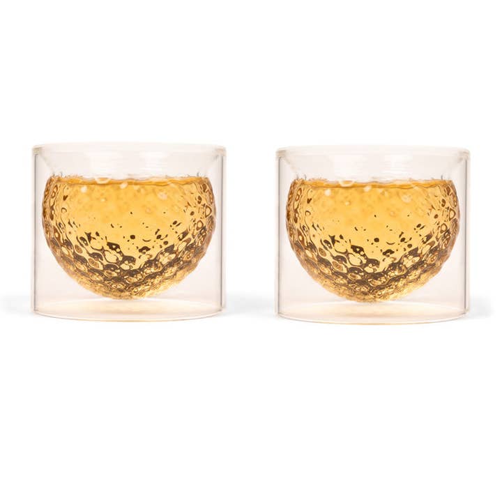 Kikkerland Design Inc - Wholesale Cocktail/Liquor Glass - Golf Ball Glasses1