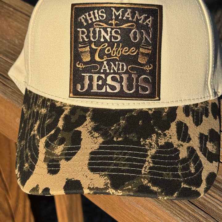 Mama, Kaffee und Jesus Trucker-Mütze für den Großhandel von Hill & Springs