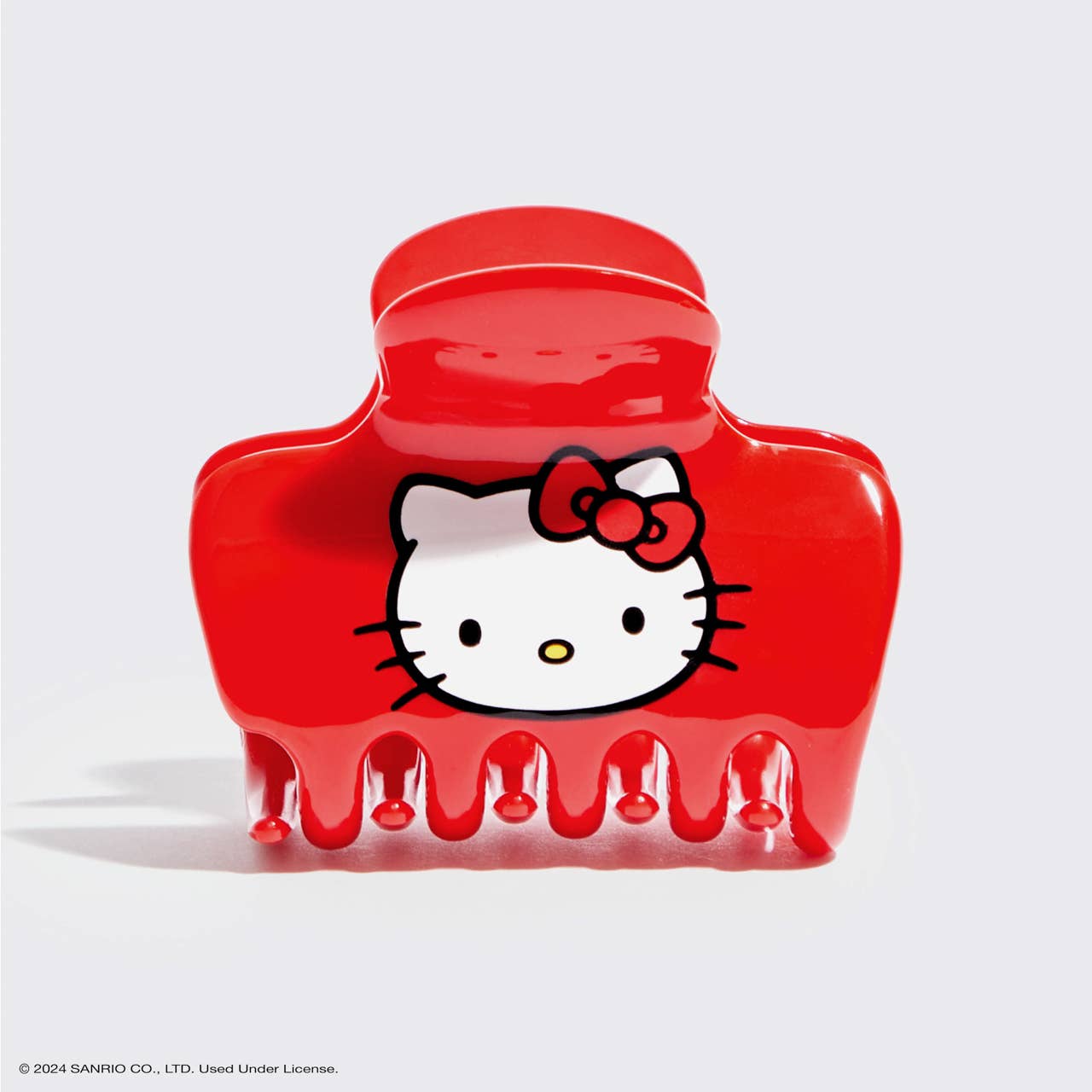 Wholesale Hello Kitty x Kitsch Recycled Puffy Claw Clip Kitty Face for