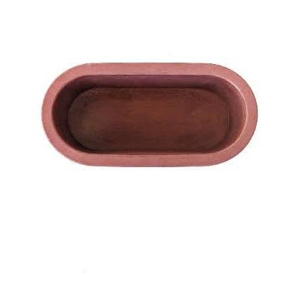 Wize Owl Concrete Candles & Designs - Wholesale Plant Pot - VW Bus Oval Red Concrete Succulent Inspirational Planter **Planter Only5