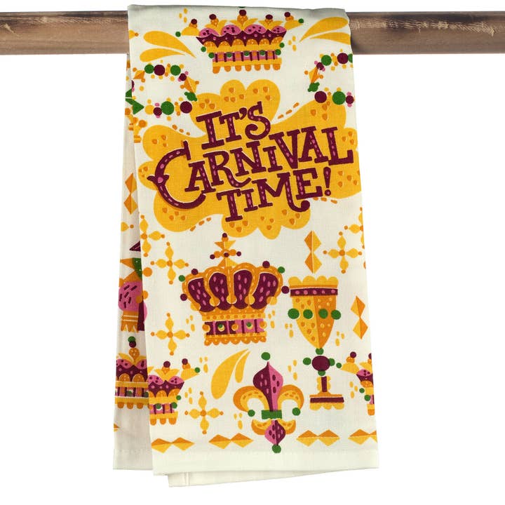 Toalha de Cozinha - É Tempo de Carnaval por atacado de THE PARISH LINE
