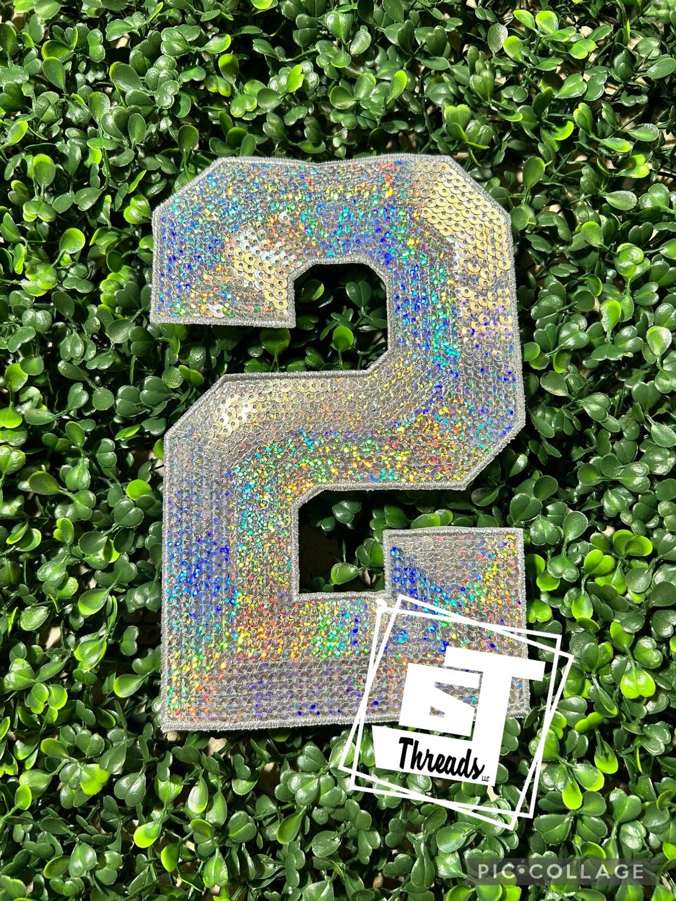 6j Threads LLC - Wholesale Patch - Sequin Numbers....Patches Only2