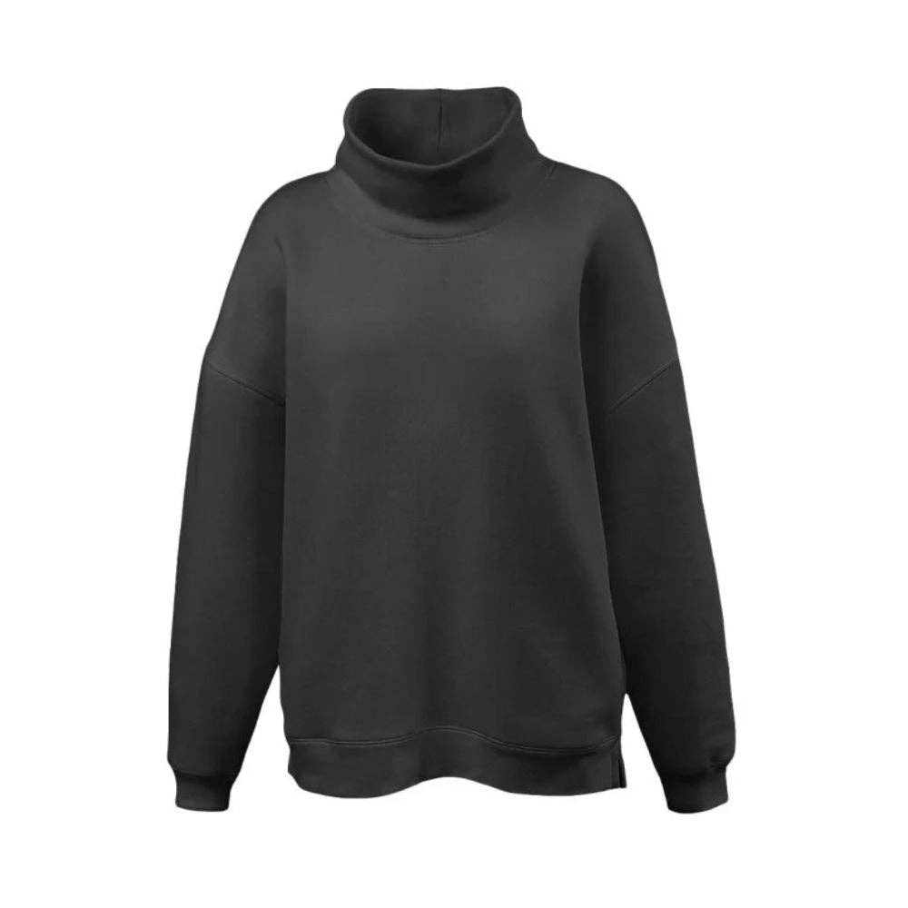 Arden & Gold - Wholesale Graphic Sweatshirt - Women's - Custom Text Oversized Mockneck Sweatshirt1