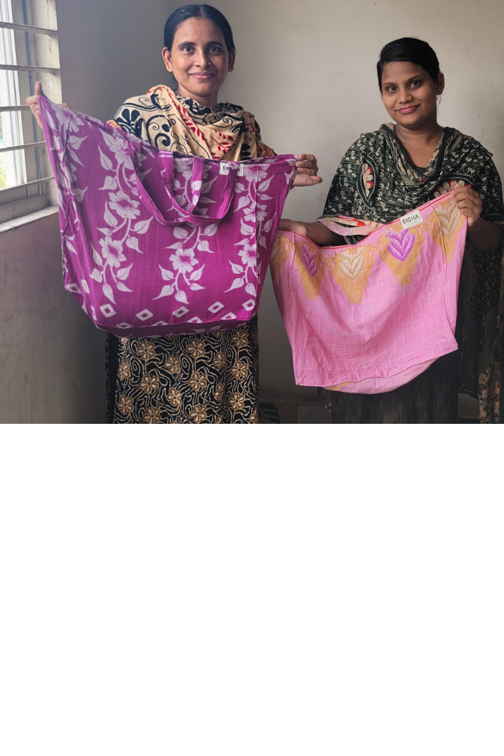 Basha Boutique - Wholesale Gift Bag - Recycled Sari Gift Bag, Extra Large5