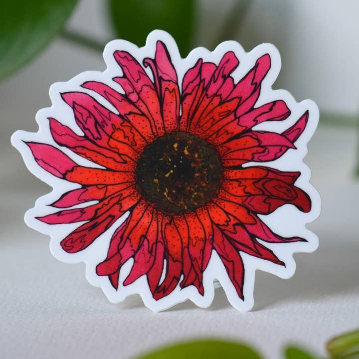 Sunflower Vinyl Decal / Sticker for wholesale by Salt Hippy
