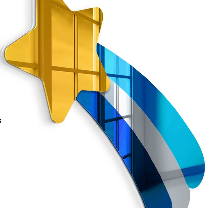 4ArtWorks – wholesale Wall mirror – Shooting Star | Acrylic Art | Wall Mirror6