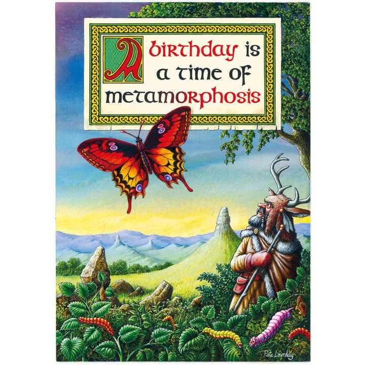 Metamorfose de Aniversário - Cartão de Cumprimentos por Pete Loveday por atacado de Eastgate Resource