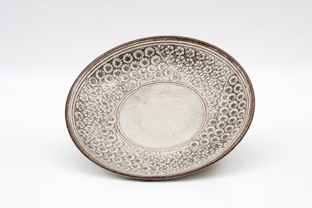 Tezumi - Wholesale Tea Set - Japanese Teacup and Saucer Set - 伊藤典哲 Itō Noriaka - Floral Kohiki Mishima Yunomi - 170ml4