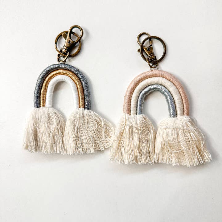 Luna Beam Creations - Wholesale Keychain – Women's - Boho Rainbow Keychain1