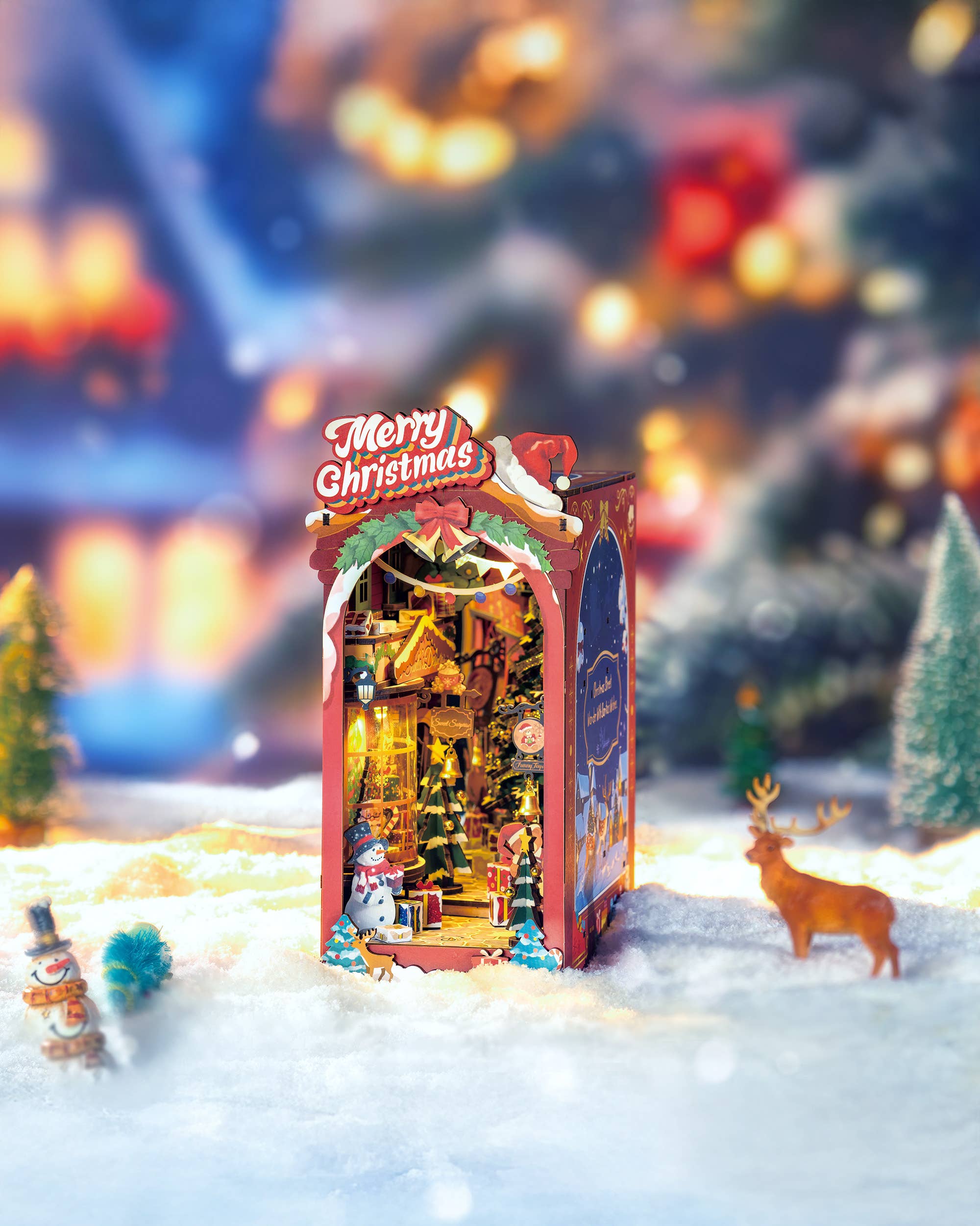 Hands Craft - Wholesale Puzzle - Kids - DIY Book Nook Kit: Christmas Street5