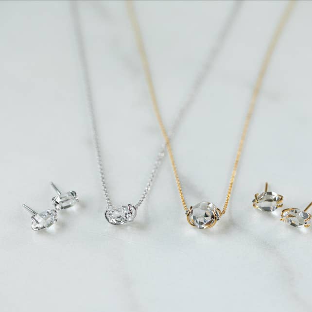 Herkimer Diamond Necklace - Large for wholesale by Heather Hawkins