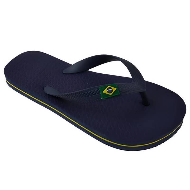 MB SMERWICK SA - Wholesale Slippers - Kids - BRASIL FLAG BEACH SLIPPER - 4 COL. - T.30/35 - ZAP5000-4 COL1