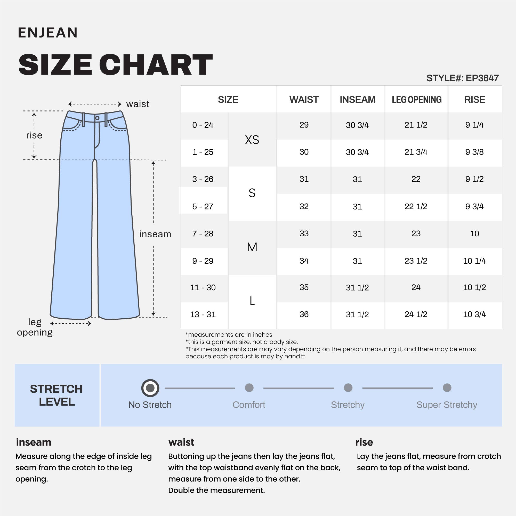 ENJEAN - Venta al por mayor Vaqueros - Mujer - JEANS DE PIERNA ANCHA RELAJADA DE CINTURA MEDIA OPEN PACK WEP364713