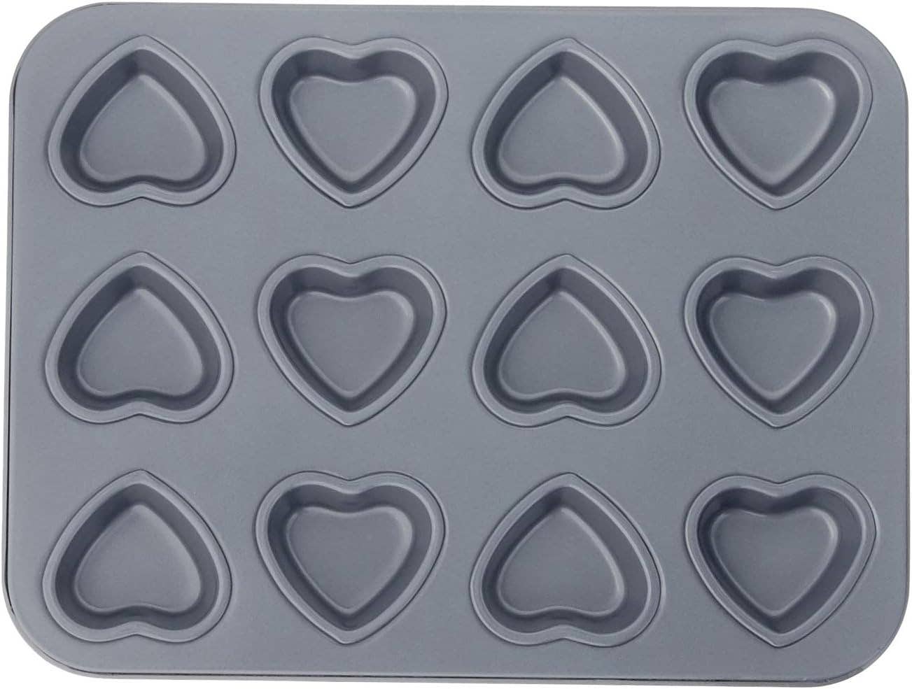 Fox Run Brands - Wholesale Cupcake/Muffin Pan - Fox Run Mini Heart Muffin Pan, 12-Cup, 9.5” x 7.25”5