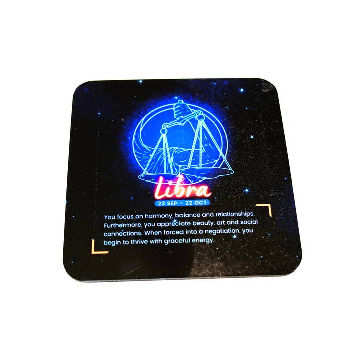 Horoscope Coaster : Balance pour la vente par Ron Knight Entertainment, LLC