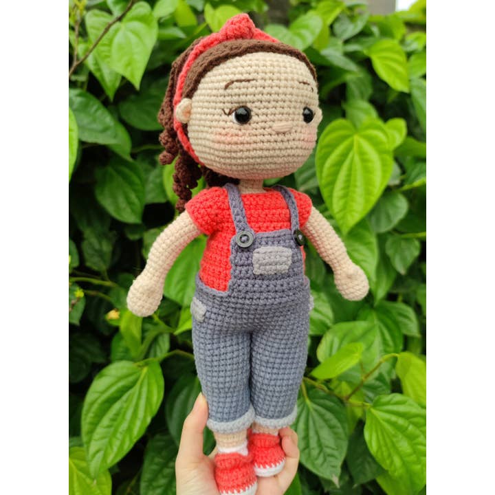 Anh2 LTD – Großhandel Puppe – Kinder – Gehäkelte Babypuppe, Miss Rachel-Puppe, Geschenk zum ersten Geburtstag