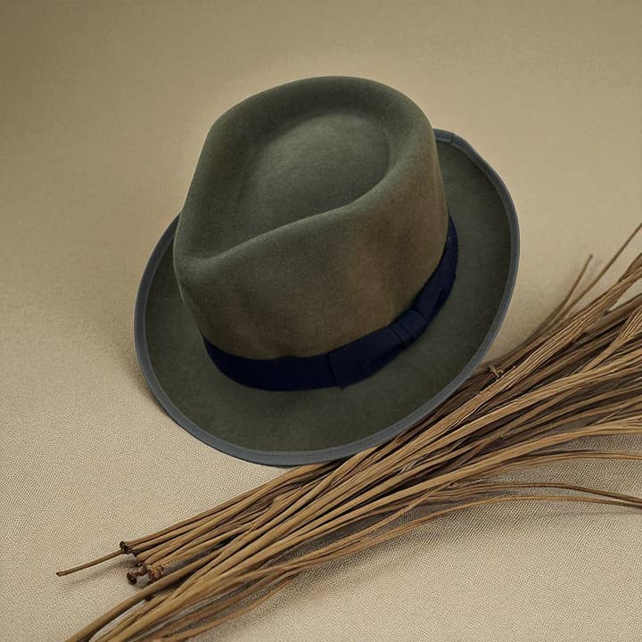 One and Only Accessories - Wholesale Fedora - Women's - Classic Wool Fedora with Ribbon Detail1