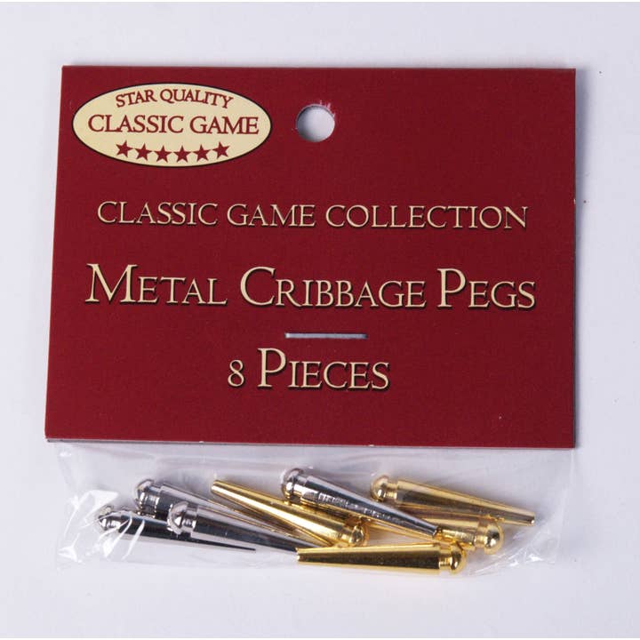 Hansen Game Gift & Toy Company - Wholesale Board Game - Cribbage Pegs (8-Bag)